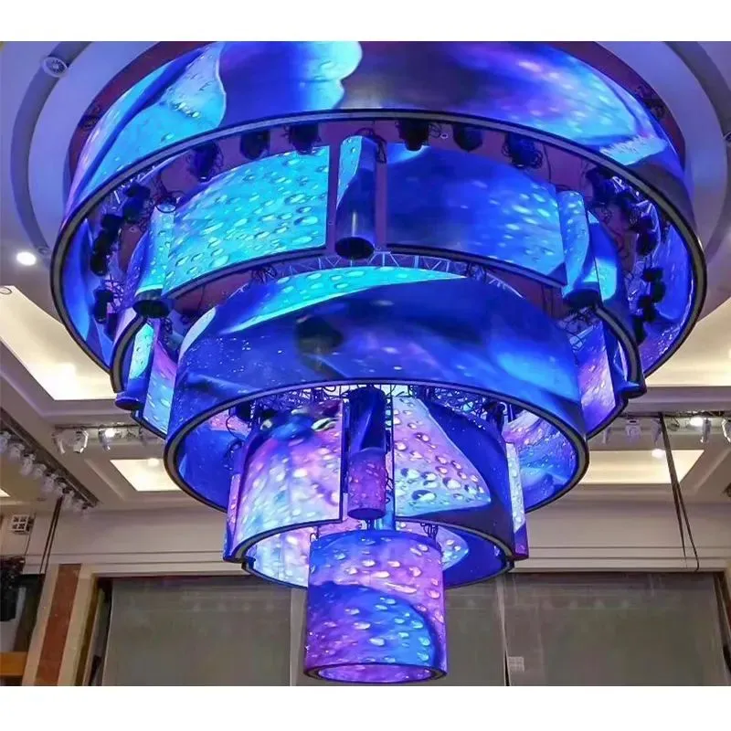 Skrin Dinding Video LED Fleksibel